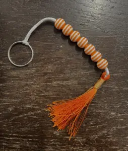 Tawaf Tasbeeh Orange Og Hvid