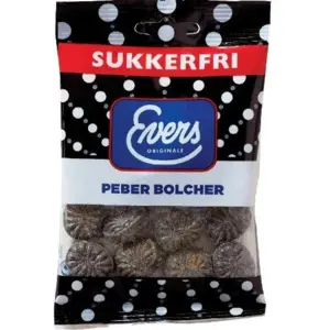 Peber Bolcher 70g - Evers (bedst før 11-2025)