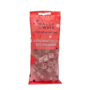Vingummi med Solbær Og Jordbær (vegan), Wally & Whiz 57g