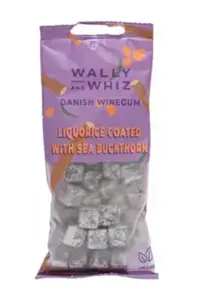 Vingummi med Lakridsvingummi Og Havtorn (vegan), Wally & Whiz 57g