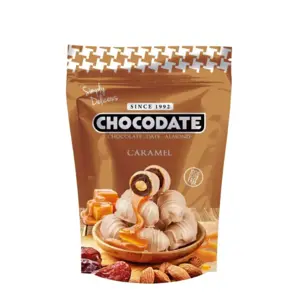 Chokolade dadler med karamel fra Chocodate 90g