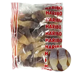 Super Cola Flasker sour, Haribo, 1 Kg (bedst før 15-3-2026)