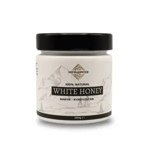 Hvid Bjerghonning fra Kirgisistan, 250g