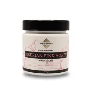 Pink honning fra Sibirien, 250g