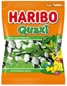 Quaxi Grodor från Haribo, 100 gr