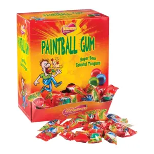 Paintball Green Apple Bubble Gum, 200 stk