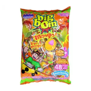 Big Bom XXL Lollipop Mango smag, 1200 gr