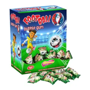 Football Tutti Frutti Bubble Gum 1stk