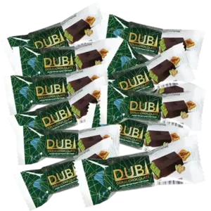 Mini Dubai Chokolade med Pistacie og Kunafa, 11 gram