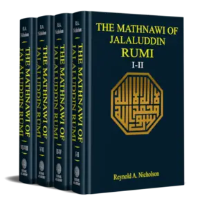 The Mathnawi of Jalaluddin Rumi (Sæt med 4 bøger)