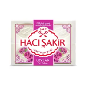 Tyrkisk hamamsæbe med syrener, Haci Sakir, 4 barer