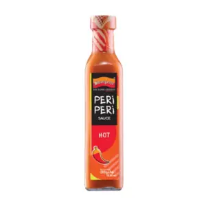 Peri Peri Hot Sauce, Shangrila, 290g (bedst før 1/2026)